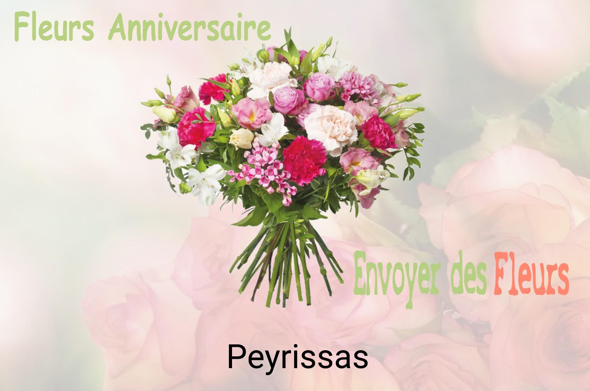 Bouquet de fleurs d’anniversaire livré à Peyrissas